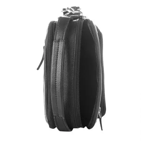 Geantă neagră pentru bărbați SILVER FLAME - image 2