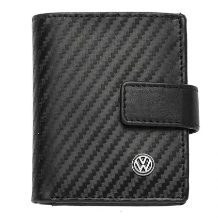 Мъжки вертикален портфейл SILVER FLAME с лого на Volkswagen