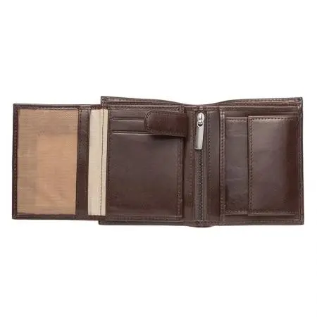 Мъжки портфейл CHIARUGI тъмно кафяв - image 3