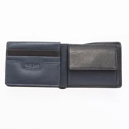 Мъжки портфейл SILVER FLAME - черно и синьо - image 3