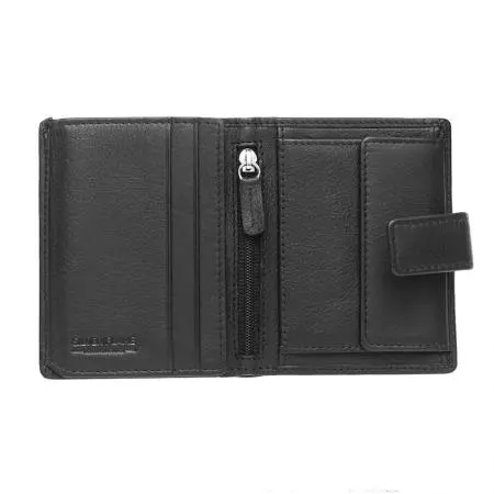 Мъжки вертикален портфейл SILVER FLAME - черен - image 2