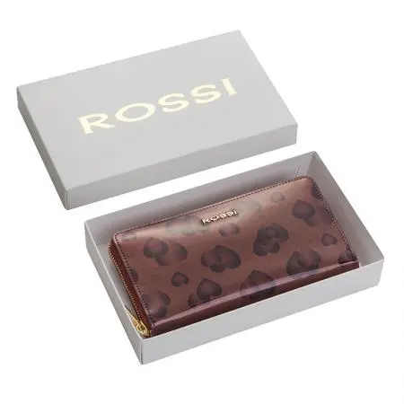 Дамско портмоне цвят Лилаво със сърца - ROSSI - image 3