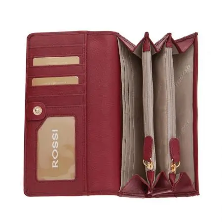 Дамско портмоне винено червено ROSSI - image 3