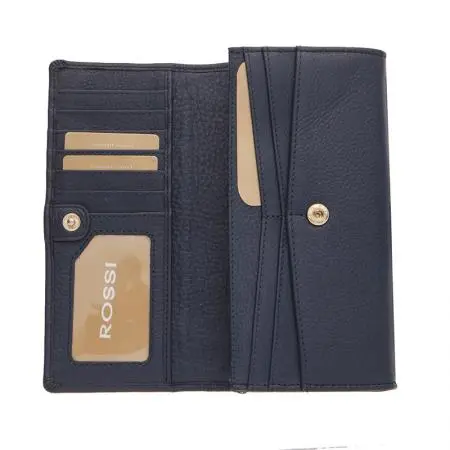 Дамско портмоне в сапфирено синьо ROSSI - image 2