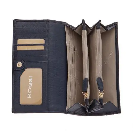 Дамско портмоне в сапфирено синьо ROSSI - image 3