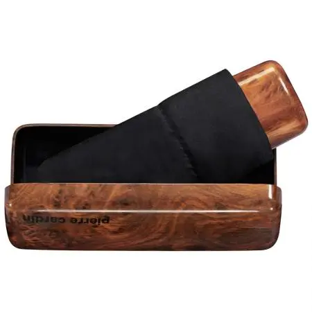 Umbrelă PIERRE CARDIN - Noire wood mică