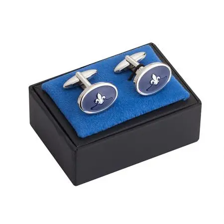 Копчета за ръкавели Royal кралско сини - SILVER FLAME - image 1