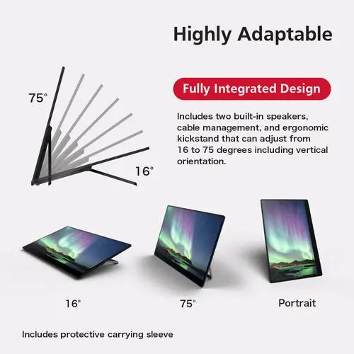 Преносим тъч монитор RICOH 150, OLED, 15.6", 560г, USB-C - image 8