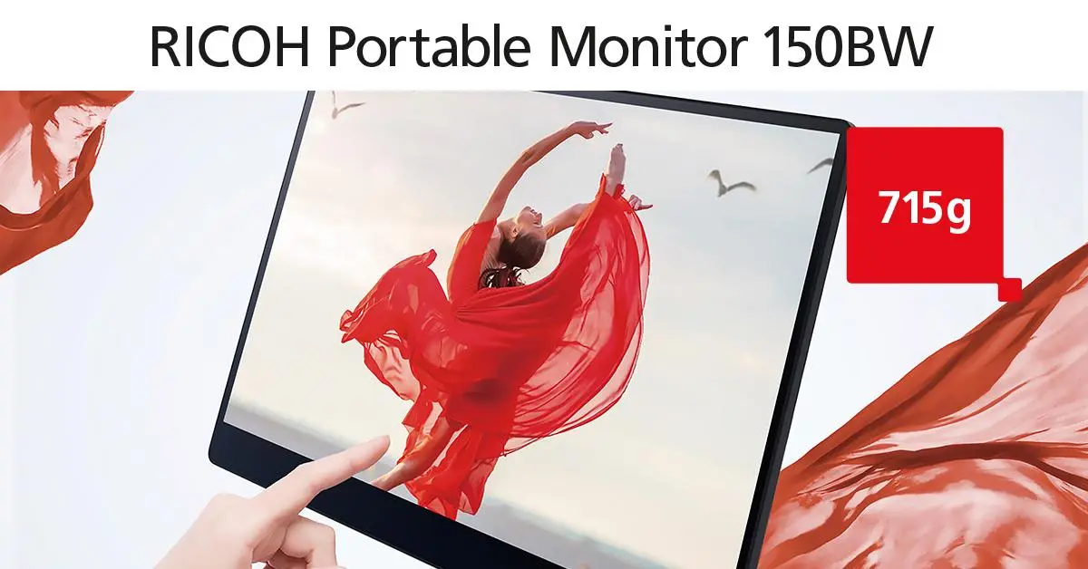 Преносим тъч монитор  RICOH 150BW, OLED, 15.6", 715 г, USB-C, Li-Ion 3740mAh - image 10