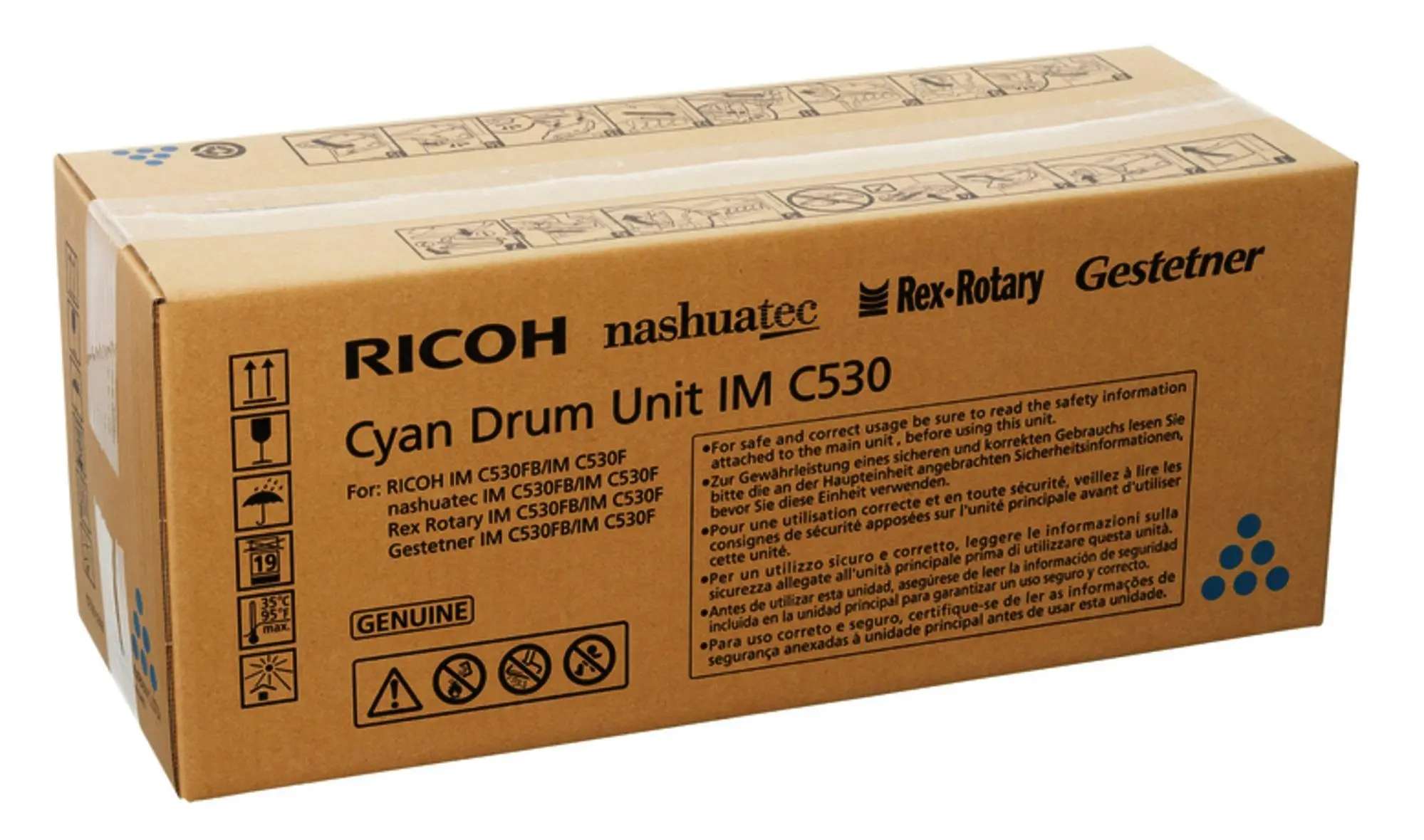 Τύμπανο Ricoh Drum Unit IM C530FB, 60000 αντίγραφα, κυανό - image 1