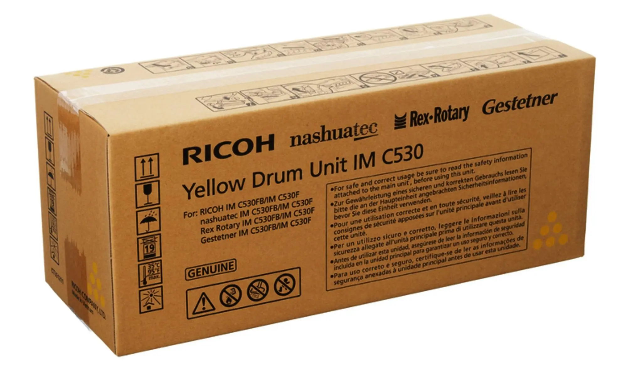 Τύμπανο Ricoh Drum Unit IM C530FB, 60000 αντίγραφα, κίτρινο - image 1