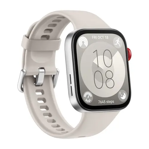 Часовник, Huawei Watch Fit 3 Moon white, Solo-B09S, 1.82" AMOLED, 480x408, SPO2, BT5.0, 5ATM, 400mAh - image 1