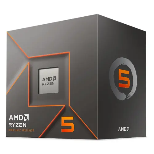 Επεξεργαστής, AMD Ryzen 5 8400F 6C/12T (4.2GHz / 5.7GHz Boost, 22MB, 65W, AM5) - 1