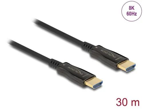 Оптичен кабел Delock, HDMI 8K, 60 Hz, 30 m - 2