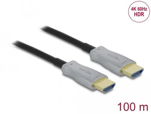 Оптичен кабел Delock, HDMI 4K, 60 Hz, 100 m - image 1