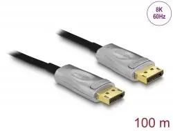 Оптичен кабел Delock, Активен, DisplayPort 1.4 8K, 100 m - image 1