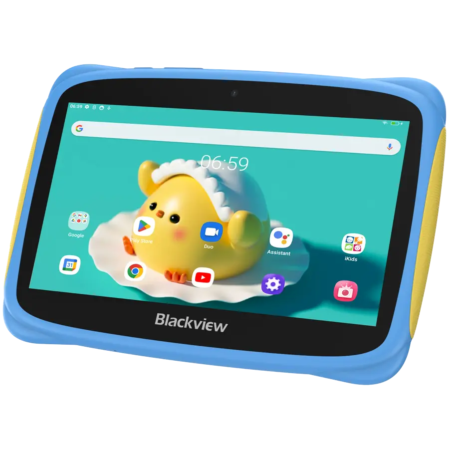 Blackview Tab 3 Kids, Blue, 7-inch HD 1024*600, 7731E Quad-core 1.3GHz, Front 0.3MP; Rear 2MP Camera, 2GB/32GB, 3280mAh battery, Doke 3.0 Go (Android 13), WiFi version, 802.11 b/g/n(2.4GHz), Bluetooth - image 2