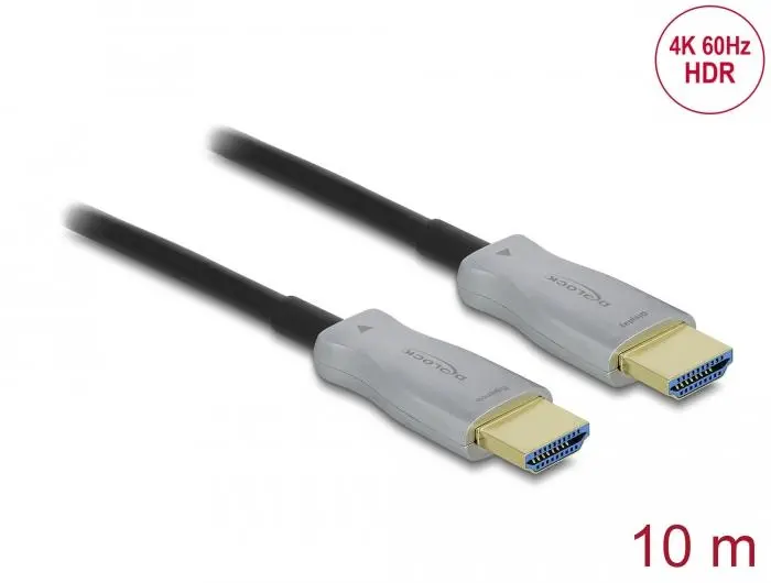 Оптичен кабел Delock, HDMI 4K, 60 Hz, 10 m - image 1