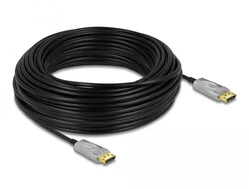 Cablu optic Delock, Activ, DisplayPort 1.4, 8K, 30 m - 1