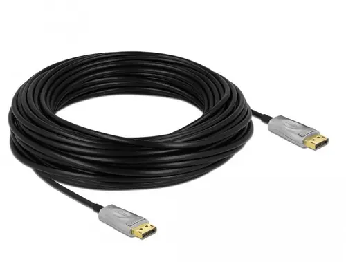 Οπτικό καλώδιο Delock, Ενεργό, DisplayPort 1.4, 8K, 25 m - 1