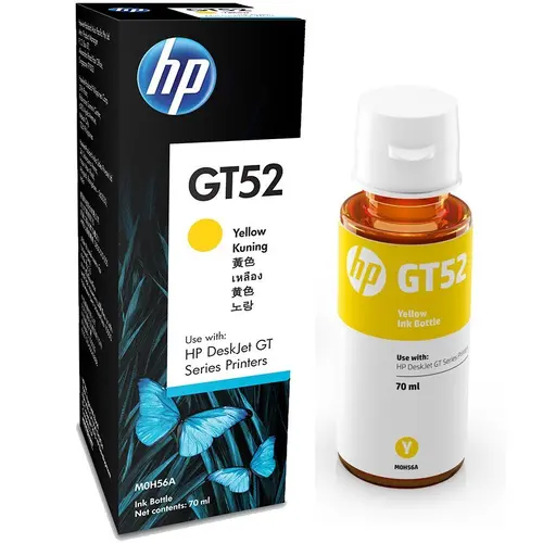ΜΠΟΥΚΑΛΙ ΜΕΛΑΝΙΟΥ ΓΙΑ HEWLETT PACKARD DeskJet GT series - Κίτρινο - Μπουκάλι μελανιού - /GT52/ - PN M0H56AE - 1