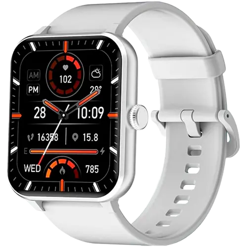 Blackview R50, 1.85-inch TFT HD, 350mAh Battery, 24-hour SpO2 Detection + Heart Rate Monitoring, Calls and SMS notification, Grey