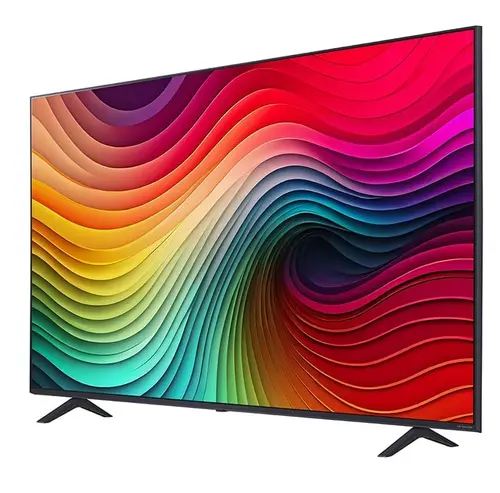 Телевизор, LG 50NANO81T3A, 50" 4K HDR Smart Nano Cell TV, 3840x2160, DVB-T2/C/S2, AI Alpha 5 Gen7, HDR 10 PRO, webOS 24, ThinQ AI, WiFi, Clear Voice, AI Upscaling, Bluetooth, Hdmi, CI, LAN, AirPlay2, SPDIF, 2 Pole stand, Titan - image 1