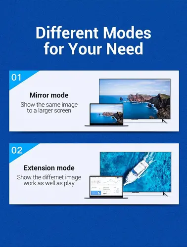 Vention кабел Cable DisplayPort to HDMI 3.0m - 4K, Gold Plated - HFOBI - image 12
