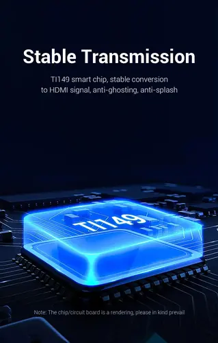 Vention кабел Cable DisplayPort to HDMI 3.0m - 4K, Gold Plated - HFOBI - image 9