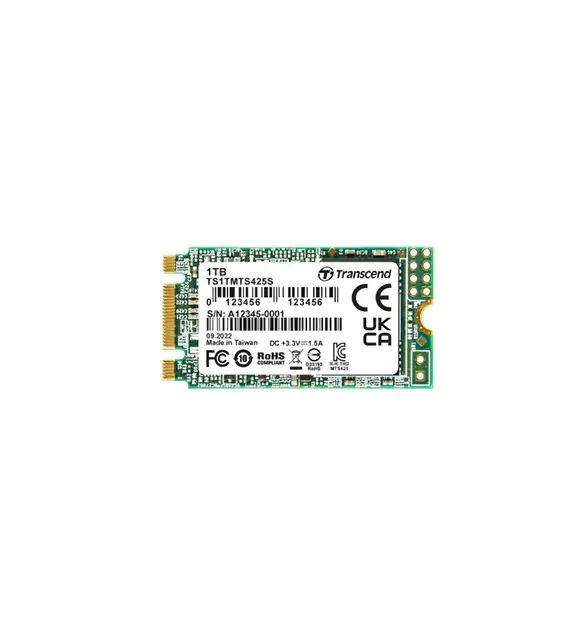 Твърд диск, Transcend 1TB, M.2 2242 SSD, SATA3 B+M Key, TLC