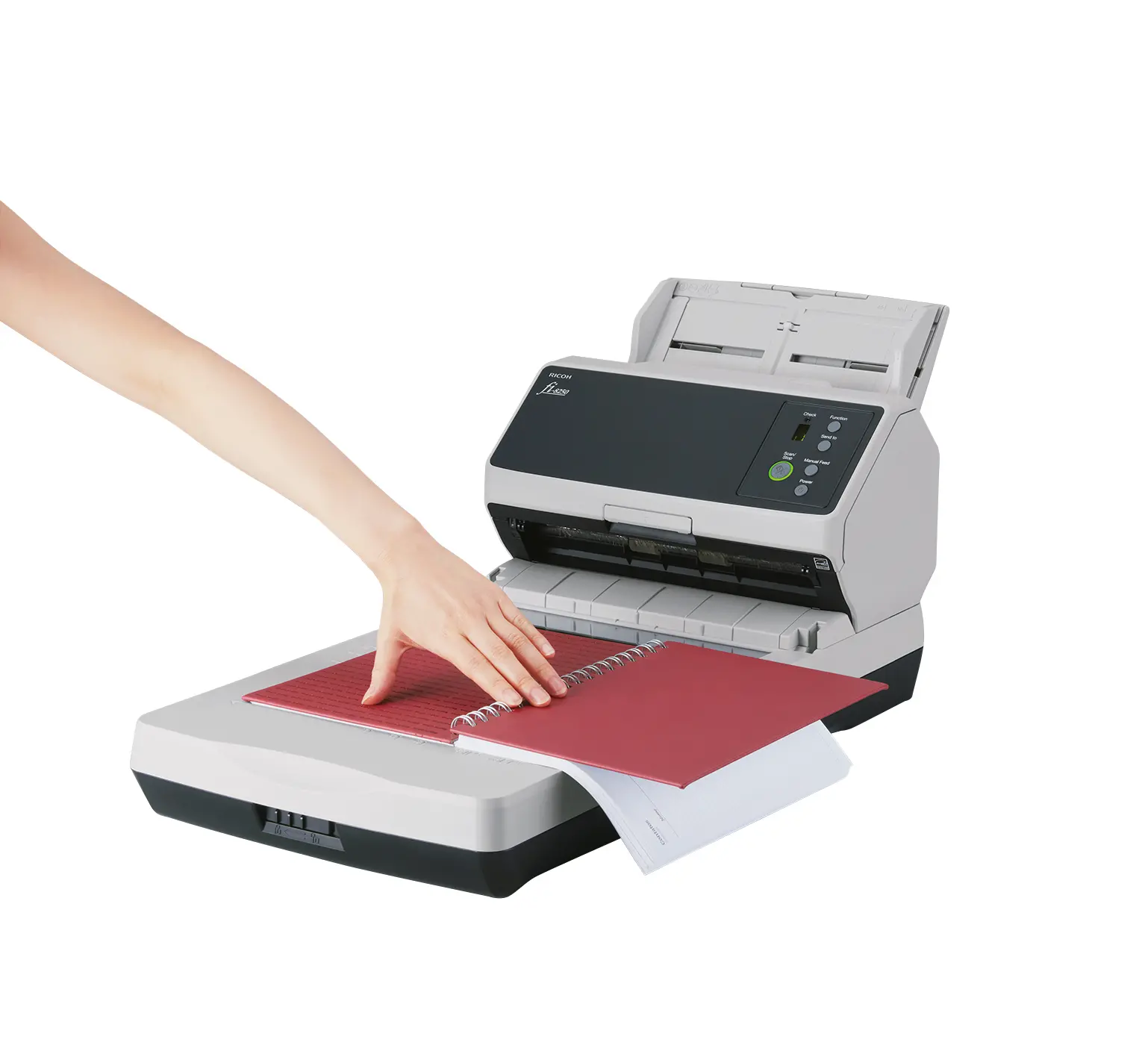 Документен скенер Ricoh fi-8250, Комбиниран с настолен, A4 - image 1