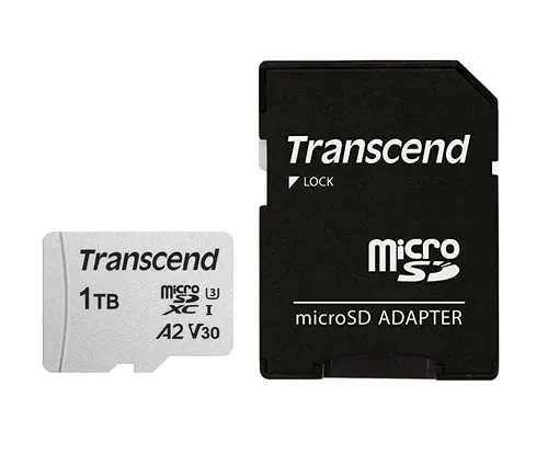 Памет, Transcend 1TB microSD w/ adapter UHS-I U3 A2