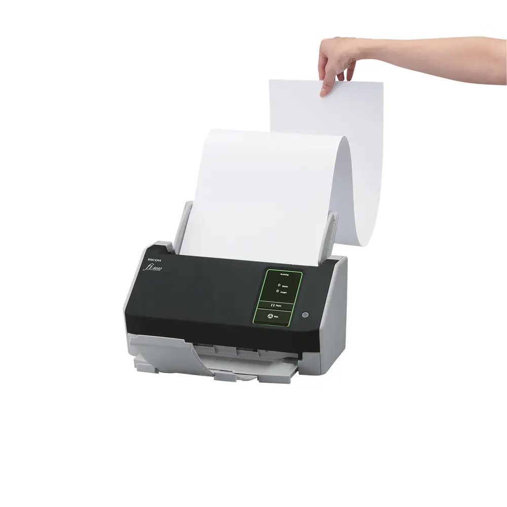 Документен скенер Ricoh Fi-8040, 40 ppm, 80 ipm, ADF 50 листа, 4.3" тъч, USB 3.2, LAN - image 1