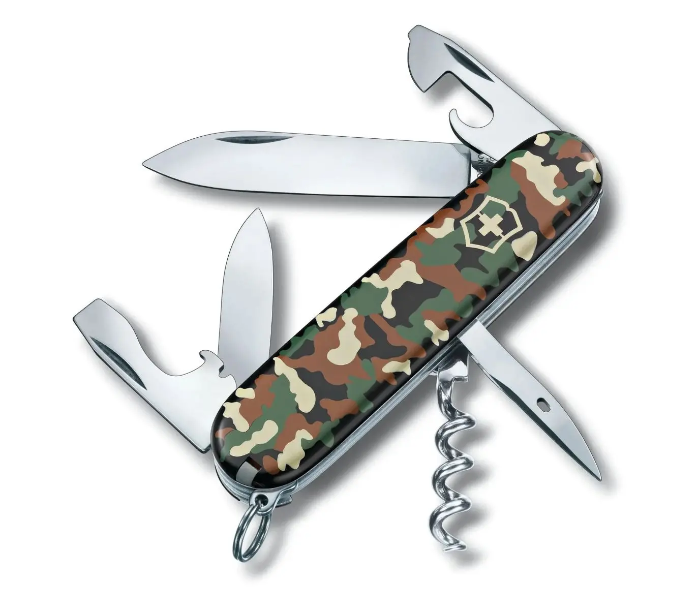 Швейцарски джобен нож Victorinox Spartan, камуфлаж, блистер