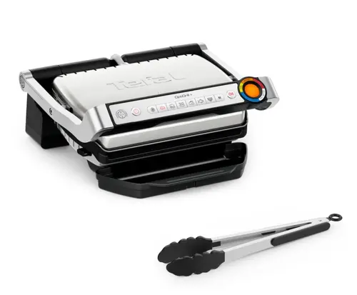 Grătar, Tefal GC718D10 OPTIGRILL UPGRADE + TONG SUS - 1