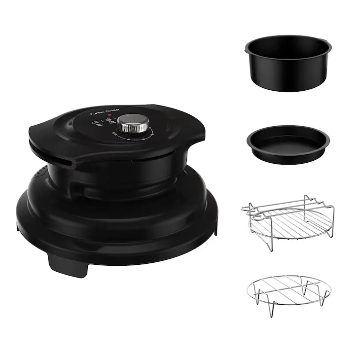 Мултикукър, Tefal LF101810 FRY TURBO CRISPY LID BLK EU