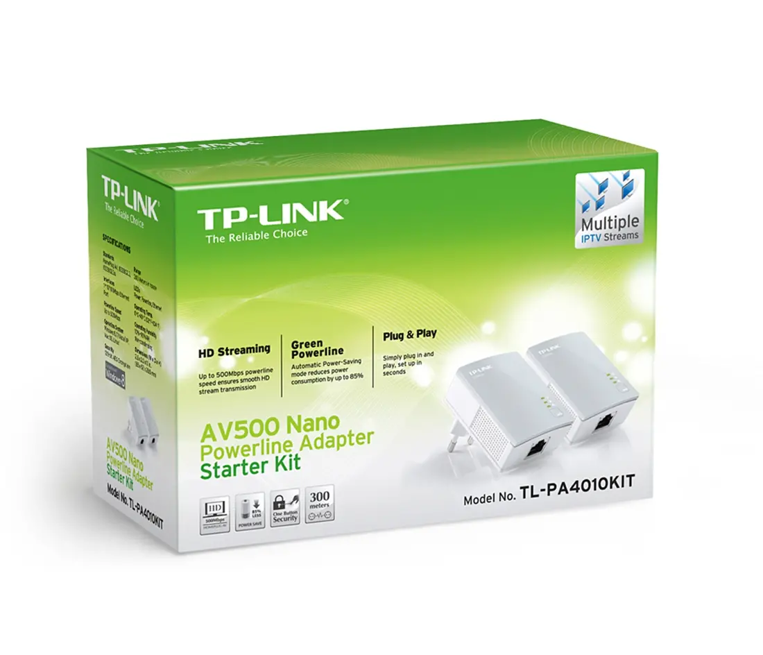 Αντάπτορας PowerLine TP-Link TL-PA4010 KIT - image 4
