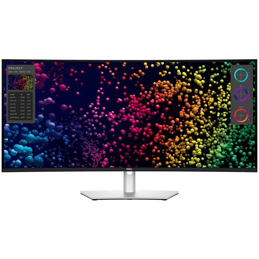 Monitor DELL UltraSharp U4025QW 40" Curved, 5120x2160, WUHD, 120Hz, IPS AG, 21:9, 1000:1, 450 cd/m2, 8ms/5ms, 178/178, DP, HDMI, 2xThunderbolt4 (90W), 3xUSB-C, 5xUSB-A, RJ-45, Audio line out, 2x9W Speakers, Tilt, Swivel, Height Adjust (15cm), 3Y