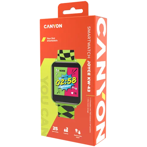 CANYON kids watch Joyce KW-43 DUAL BT Music Green - image 6