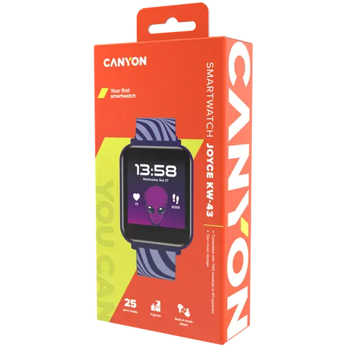 CANYON kids watch Joyce KW-43 DUAL BT Music Blue - image 6