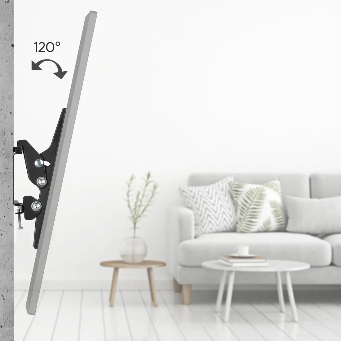 Suport de perete pentru TV, 19-46", 200x200, până la 25kg - image 10