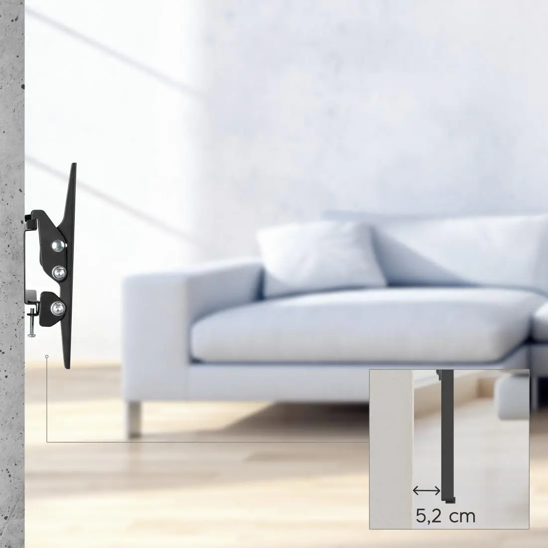 Επιτοίχια βάση για τηλεόραση, 19-46", 200x200, έως 25kg - image 8