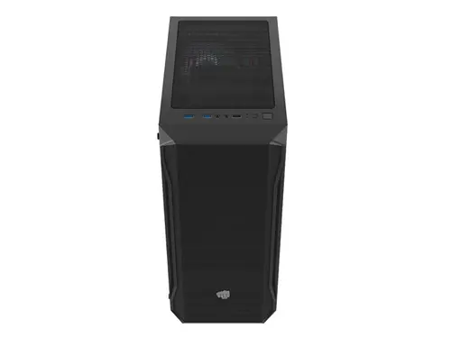 Кутия за компютър, Fury PC Case Shobo SH4 RGB Midi Tower, Window, Black - image 3