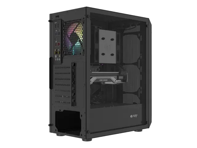 Κουτί υπολογιστή, Fury PC Case Shobo SH4 RGB Midi Tower, Window, μαύρο - image 5