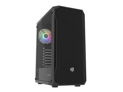 Кутия за компютър, Fury PC Case Shobo SH4 RGB Midi Tower, Window, Black - image 8