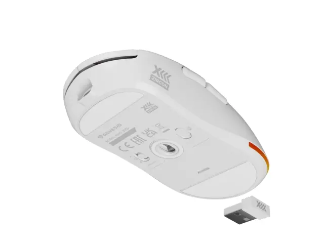 Мишка, Genesis Wireless Gaming Mouse Zircon XIII Custom Wireless 26000 DPI White - image 10