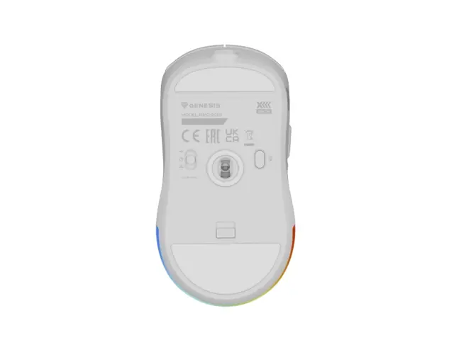 Мишка, Genesis Wireless Gaming Mouse Zircon XIII Custom Wireless 26000 DPI White - image 9