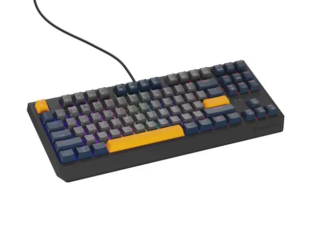 Клавиатура, Genesis Gaming Keyboard Thor 230 TKL Naval Blue Negative US RGB Mechanical Outemu Panda - image 6