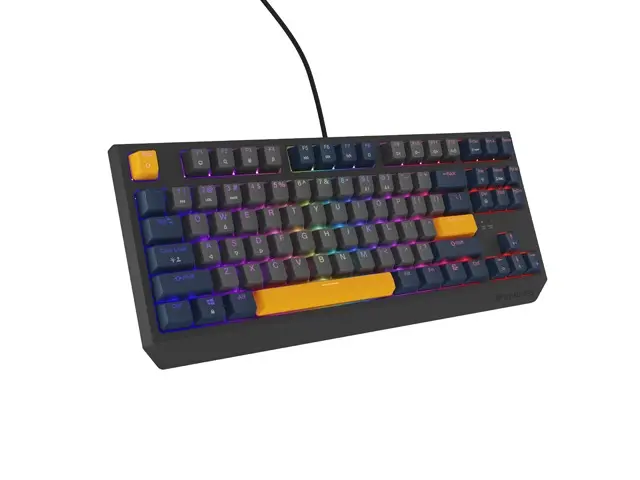 Клавиатура, Genesis Gaming Keyboard Thor 230 TKL Naval Blue Negative US RGB Mechanical Outemu Panda - image 7