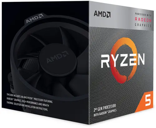 Процесор, AMD RYZEN 5 3400G 3.7G /BOX